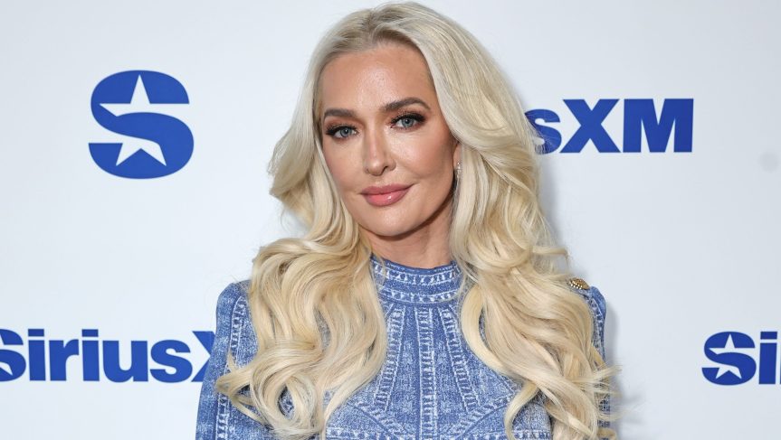 Erika Jayne visits SiriusXM Studios in New York City in January 2025