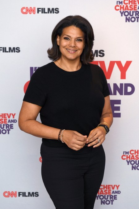 Sara Sidner attends the premiere of CNN Films "I'm Chevy Chase and You're Not"