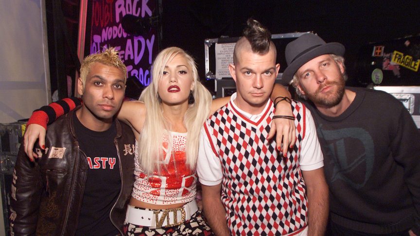 No Doubt's Tony Kanal, Gwen Stefani, Adrian Young and Tom Dumont