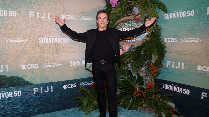 Jeff Probst attends the Survivor Season 50 premiere in New York City in 2026