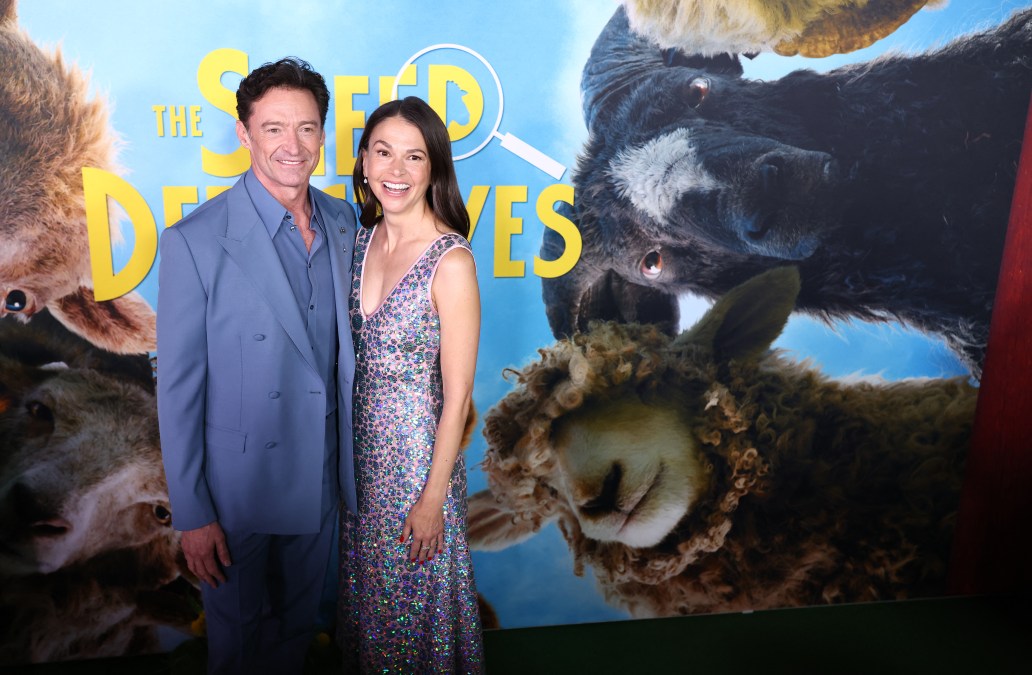 Hugh Jackman and Sutton Foster