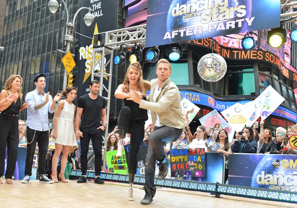 Amy Purdy and Derek Hough