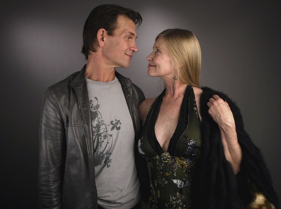 Actor Patrick Swayze and his wife Lisa Niemi