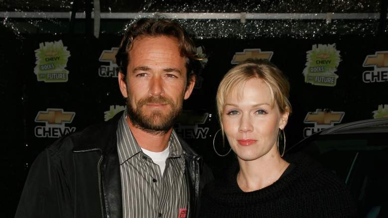 Luke Perry and Jennie Garth