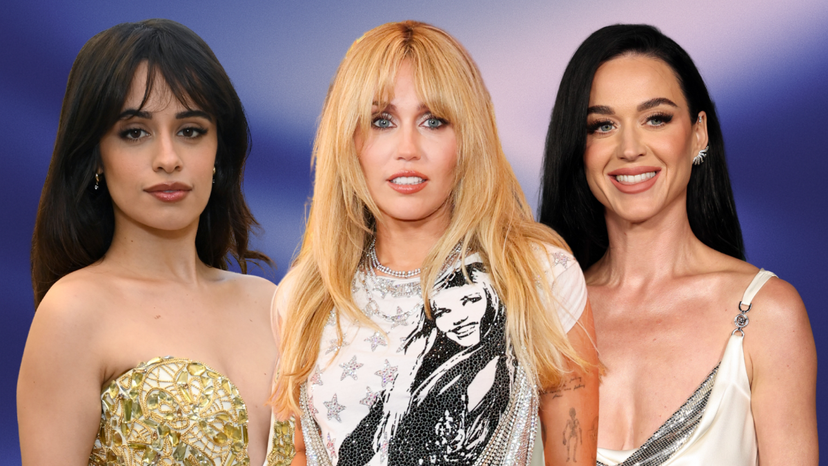 Camila Cabello, Miley Cyrus and Katy Perry