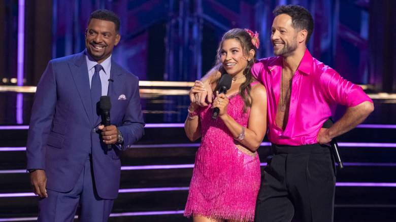 Alfonso Ribeiro, Danielle Fishel, and Pasha Pashkov