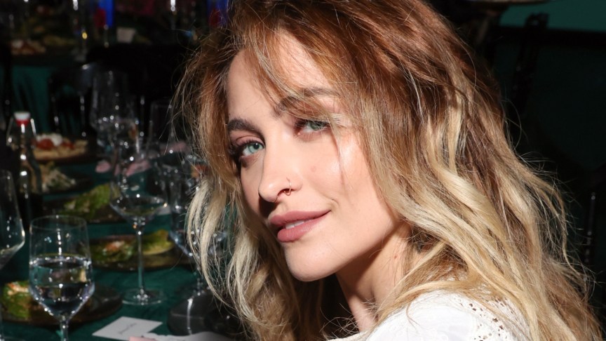 Paris Jackson poses for a photo at 2026 Fashion Trust U.S. Awards