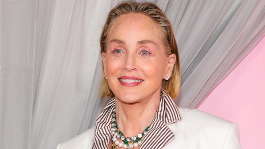 Sharon Stone smiling at the 2026 Fashion Trust U.S. Awards