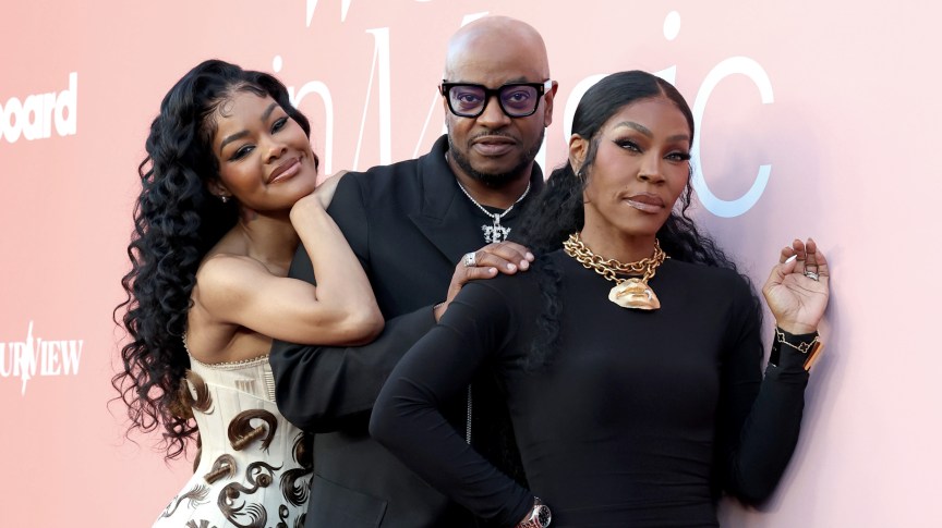 Teyana Taylor and her parents