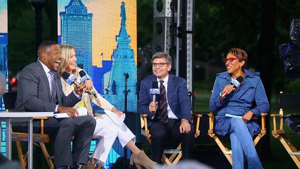 Michael Strahan, Lara Spencer, George Stepanopoulos and Robin Roberts