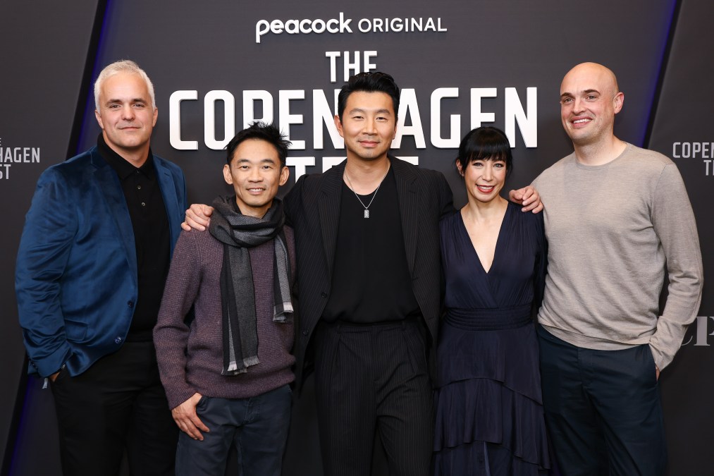 The Copenhagen test, Thomas Brandon, James Wan, Simu Liu, Jennifer Yale, and Rob Hackett