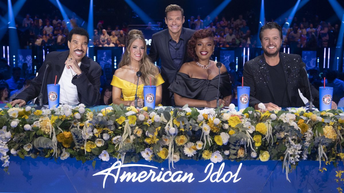 Lionel Richie, Carrie Underwood, Ryan Seacrest, Jennifer Hudson, Luke Bryan