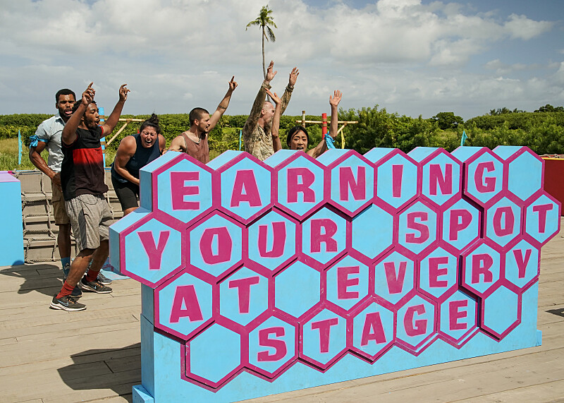 Castaways complete the ‘Earn the Merge’ Immunity challenge on ‘Survivor 43.’