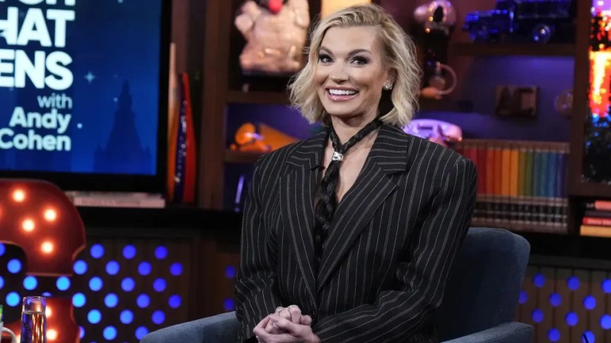 Lindsay Hubbard smiling during an appearance on “Watch What Happens Live With Andy Cohen”
