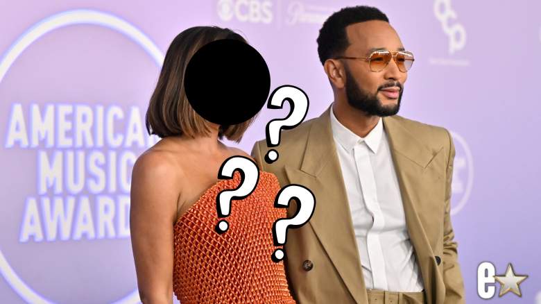 John Legend and Chrissy Teigen with her new hairstyle at the AMAs