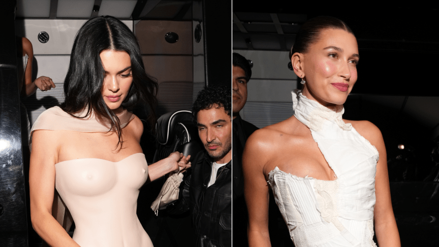 Kendall Jenner Hailey Bieber Surrey Hotel NYC