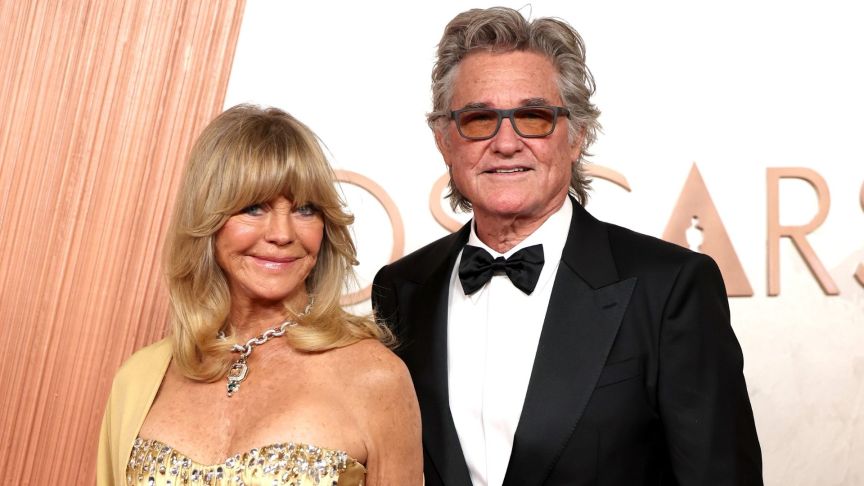 Goldie Hawn and Kurt Russell