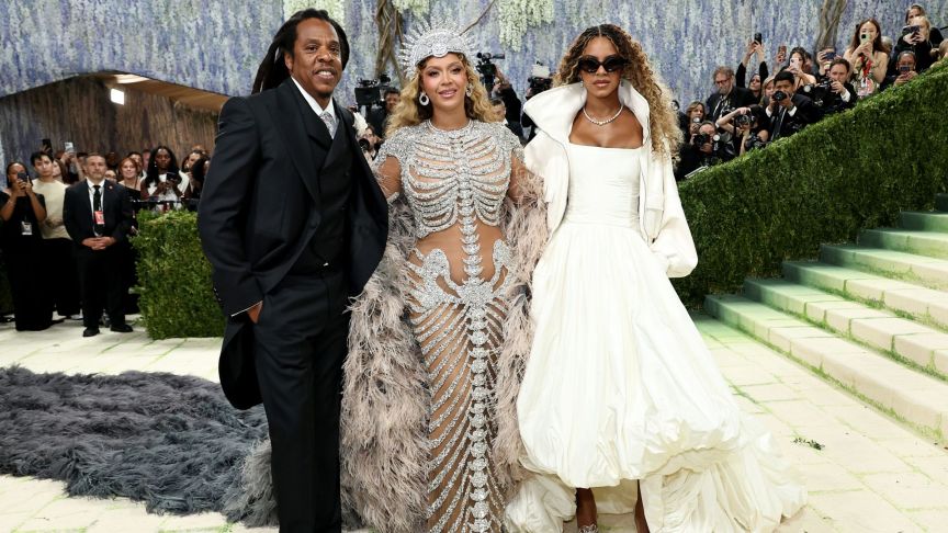Jay-Z, Beyonce and Blue Ivy