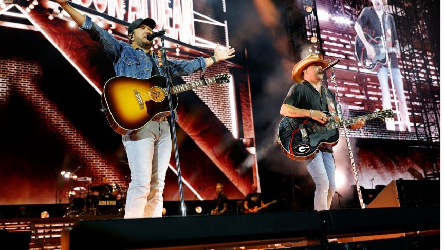 Lule Bryan and Jason Aldean