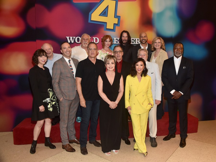 The cast of "Toy Story 4" at the movie's world premiere.