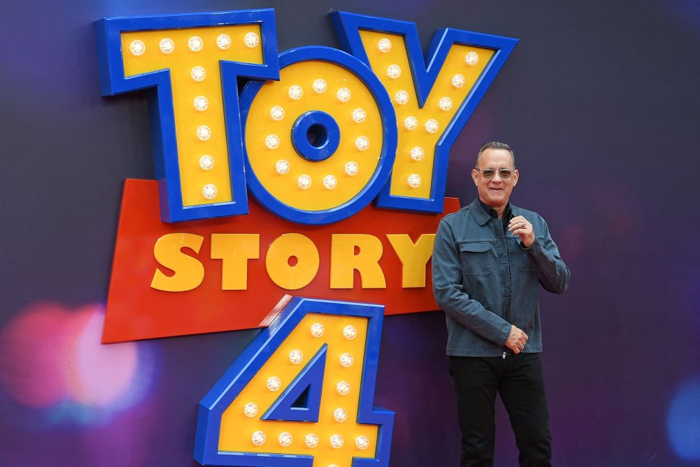 Tom Hanks at the "Toy Story 4" European premiere.