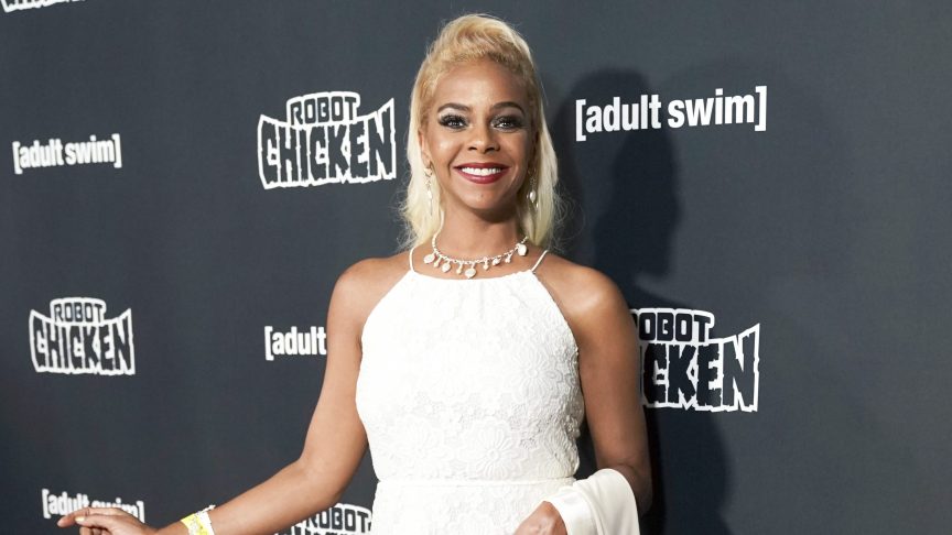 Lark Voorhies attends the "Robot Chicken" season 10 premiere.