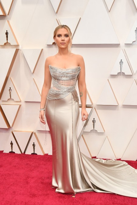 Scarlett Johansson at the 92nd Academy Awards in 2020.