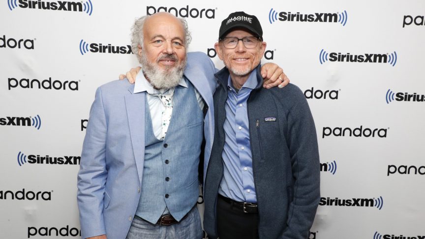 Clint Howard and Ron Howard