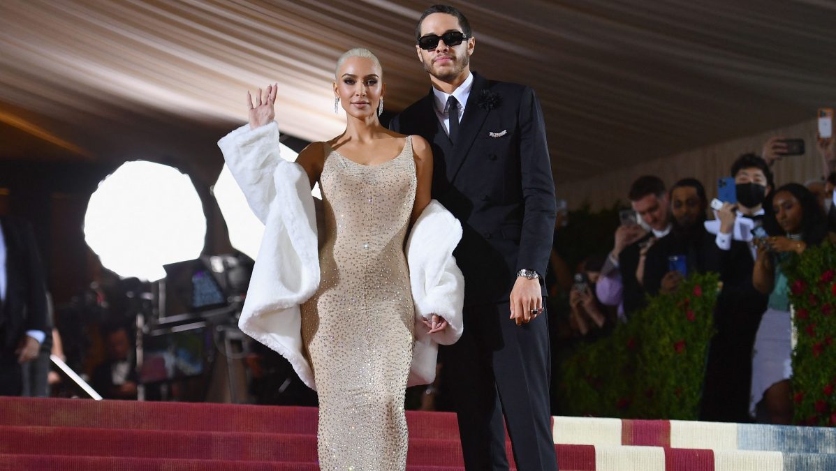 Kim Kardashian and Pete Davidson