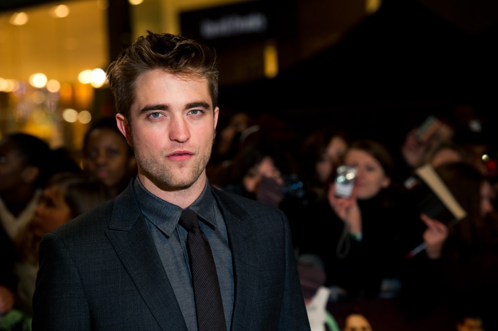 Robert Pattinson at "The Twilight Saga: Breaking Dawn Part 1" U.K. premiere in 2011.