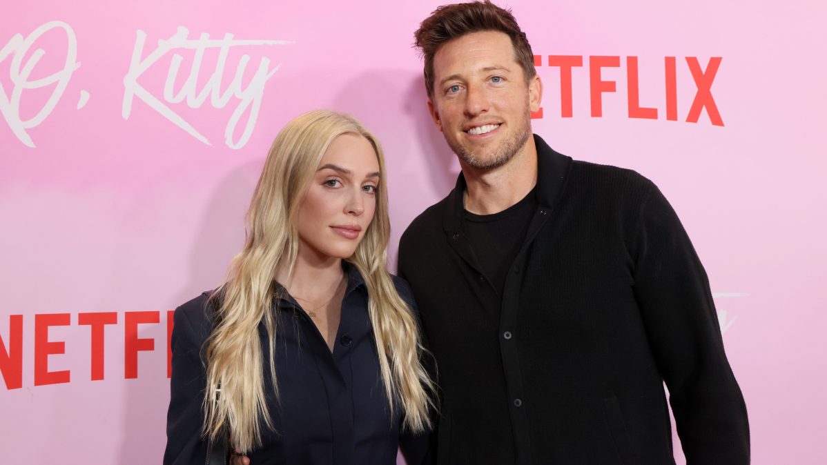 Alex Cooper and Matt Kaplan attend Netflix’s ‘XO, Kitty’ Los Angeles premiere in California in May 2023.