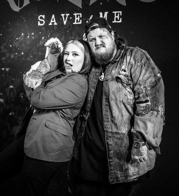 Jelly Roll (right) and daughter Bailee Ann attend the "Jelly Roll: Save Me" Documentary World Premiere 
