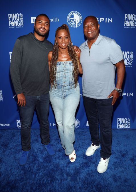 RJ Peete, Holly Robinson Peete and Rodney Peete