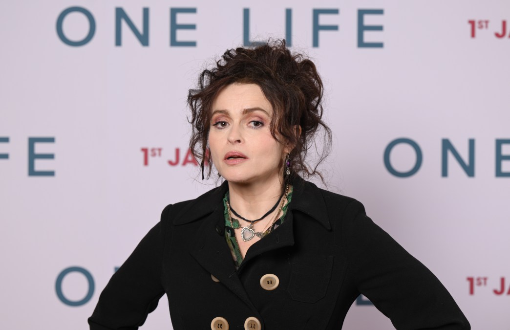 Helena Bonham Carter attends a photocall for "One Life."