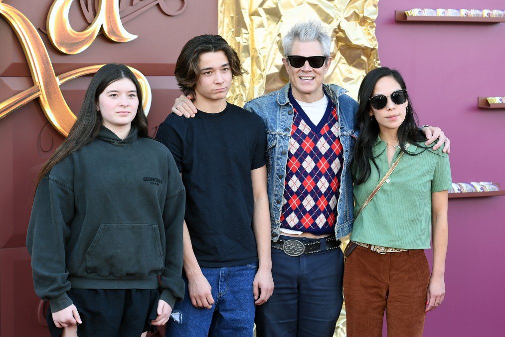 Arlo Clapp, Rocko Akira Clapp, Johnny Knoxville, and Emily Ting.