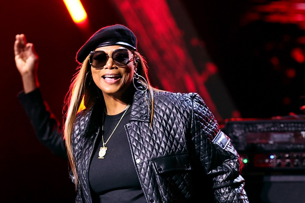 Queen Latifah performs onstage 