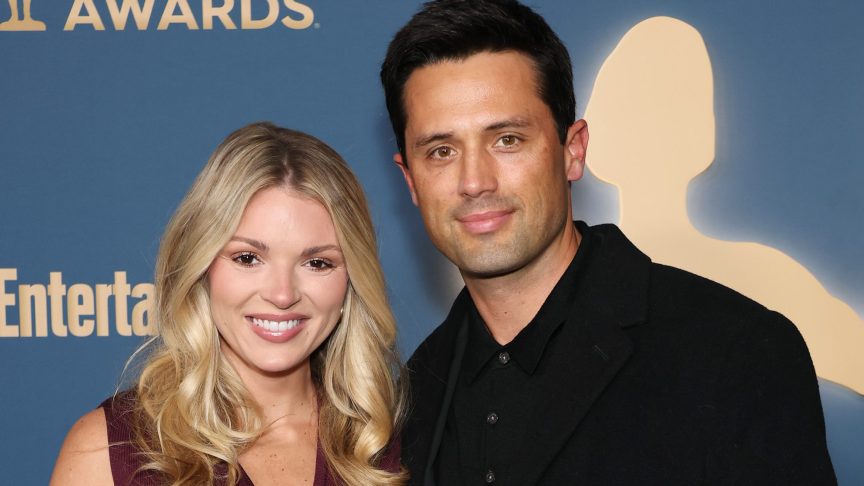 Alex Weaver and Stephen Colletti pose together at the SAG Awards Season Celebration in Los Angeles.