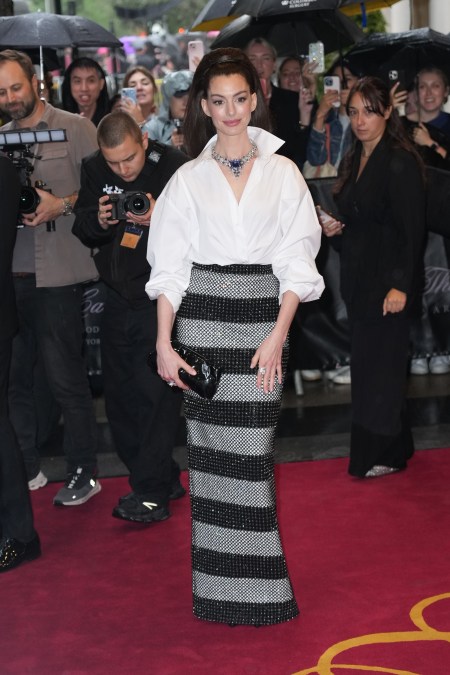 Anne Hathaway at the Met Gala in 2025.