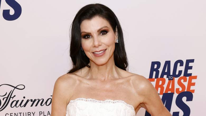 Heather Dubrow attends a red carpet event as she discusses RHOC Season 20.