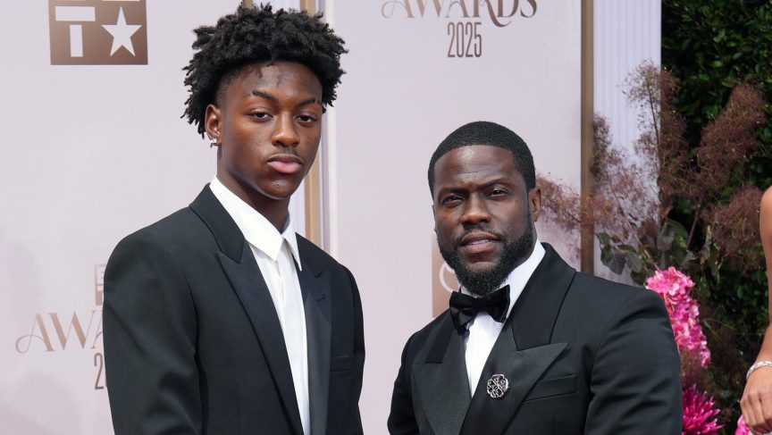 Hendrix Hart and Kevin Hart.