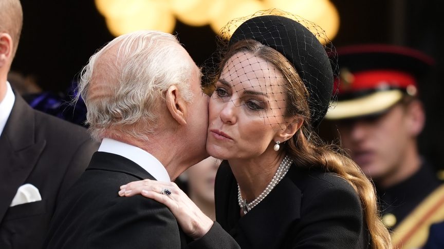 King Charles III and Princess Kate.