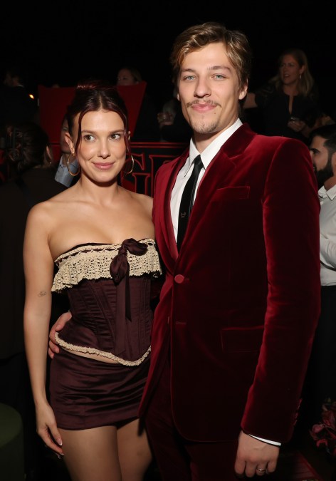 Millie Bobby Brown and Jake Bongiovi.