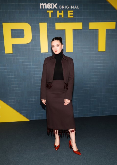Isa Briones at a "The Pitt" event.
