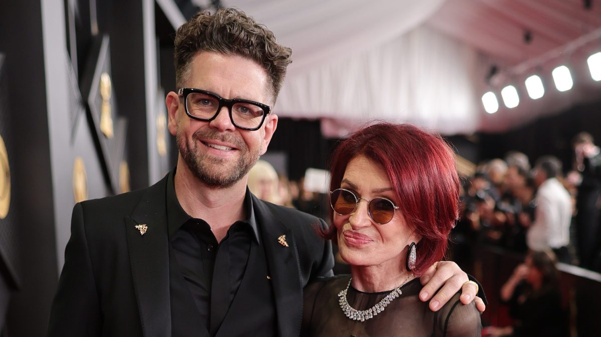 Jack Osbourne and Sharon Osbourne.