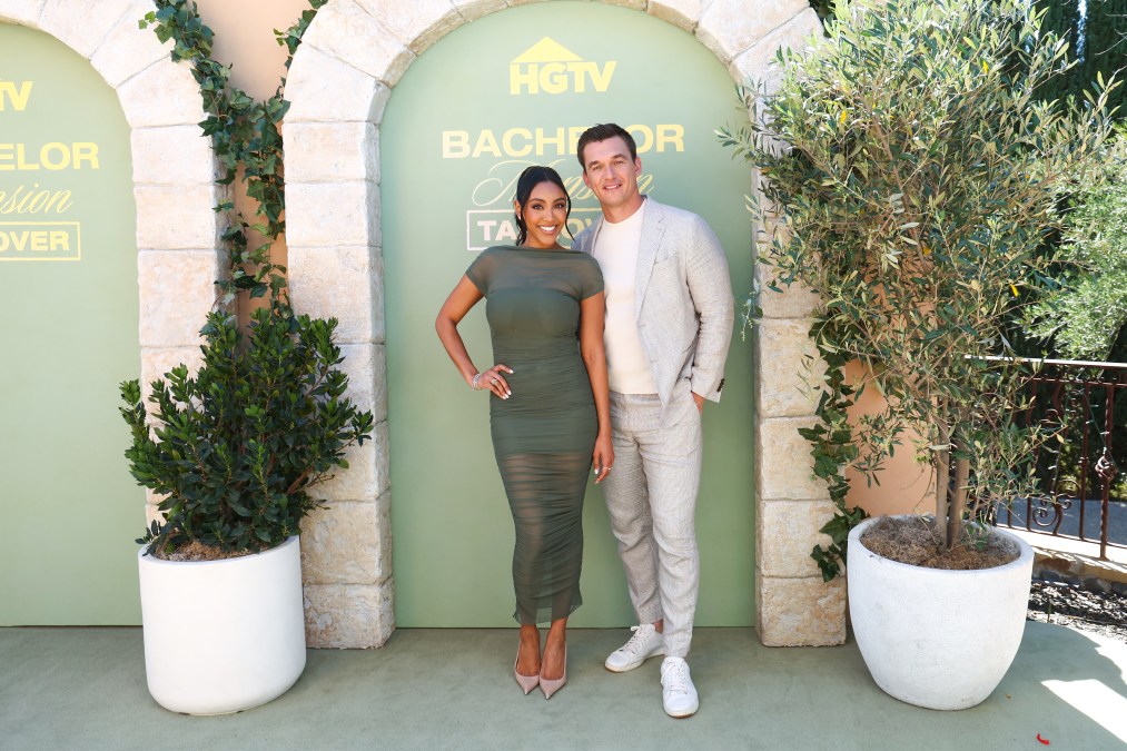 Tayshia Adams and Tyler Cameron