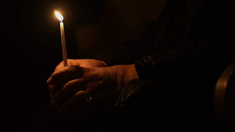 A candle for Patriotic Kenny.