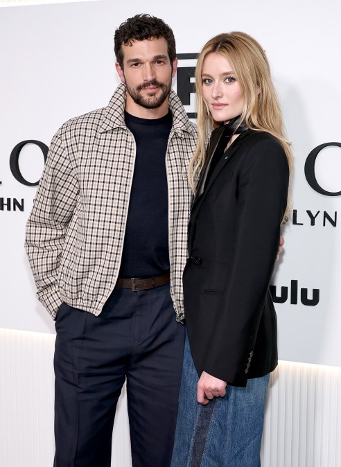 Paul Anthony Kelly with his "Love Story" co-star Sarah Pidgeon.