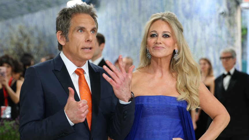 Ben Stiller and Christine Taylor at the 2026 Met Gala.