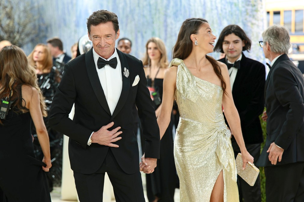 Hugh Jackman and Sutton Foster attend the 2026 Met Gala 