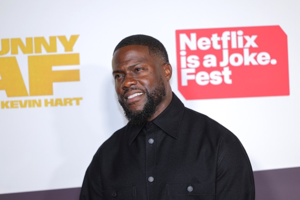 Kevin Hart at the semi-final of Netflix's "Funny AF With Kevin Hart."